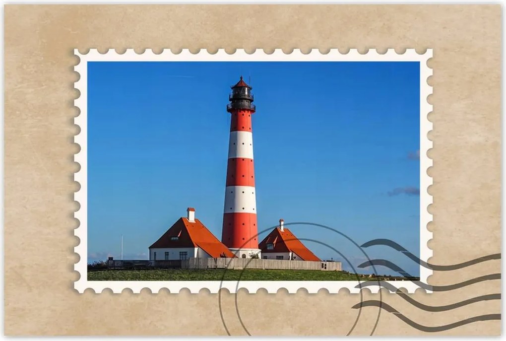 Poszterek 120x80 Világítótorony Tájkép