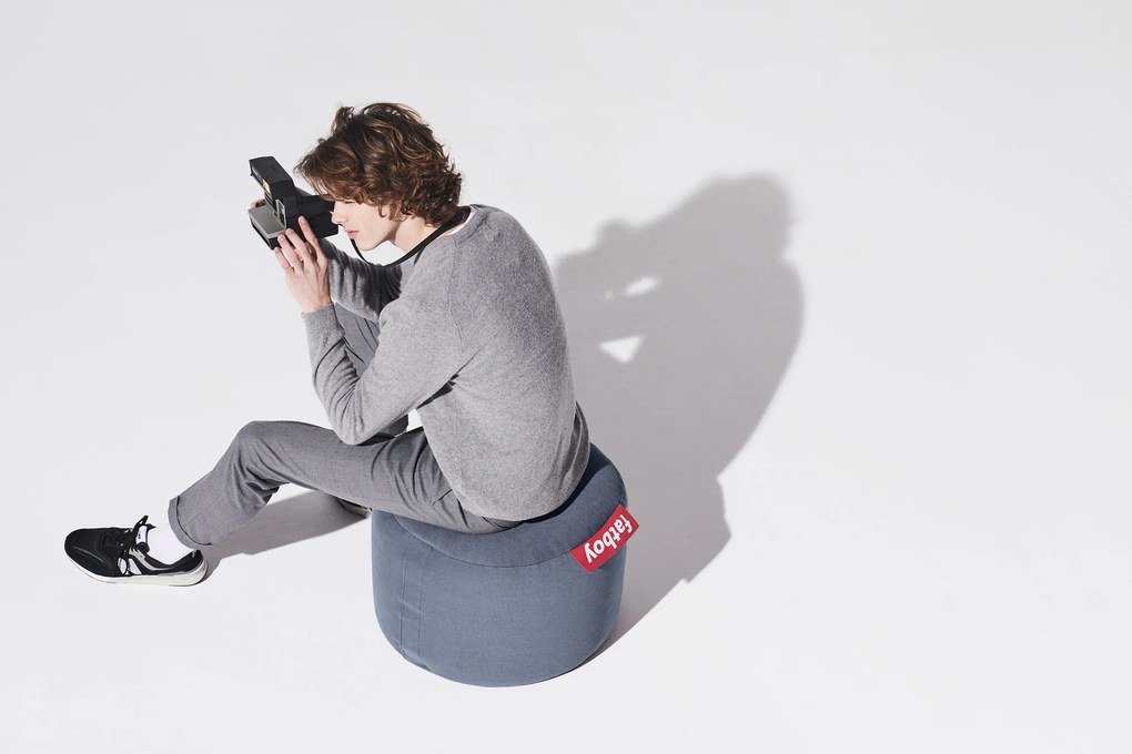 Fatboy "Point stonewashed", babzsák/puff 10 változat - Fatboy® Szín: fekete