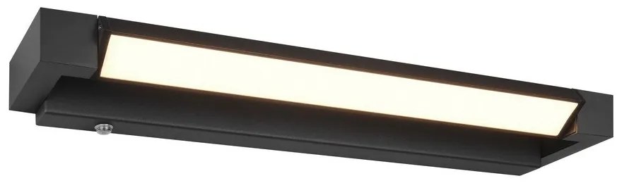 Matt fekete LED fali lámpa Fabrizio – Trio