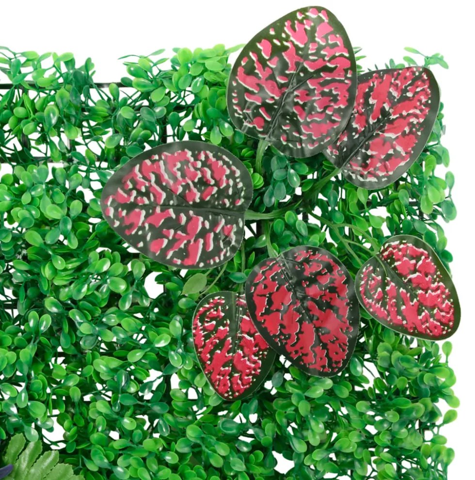 6 db zöld műnövénykerítés 40 x 60 cm