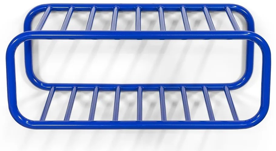 Kék fém függő cipőtartó 72x28x35 cm Retro – Spinder Design