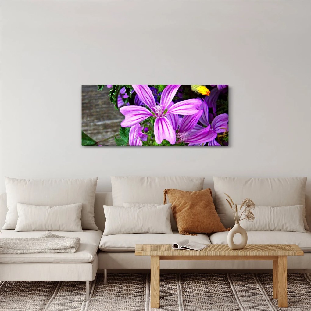 Kép - réti virágok (120x50 cm)