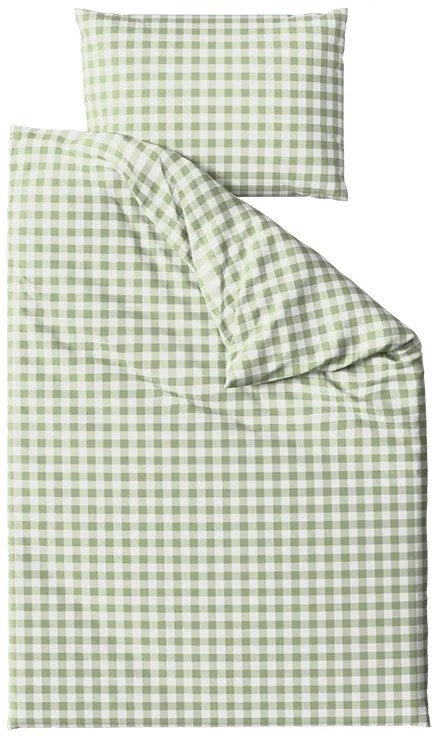 Krepp ágynemű kiságyhoz Renforcé GRENTIS zöld Ágyneműhuzat mérete: 45 x 65 cm | 90 x 140 cm