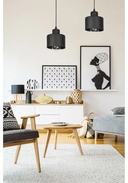 Csillár zsinóron BODO 1xE27/60W/230V