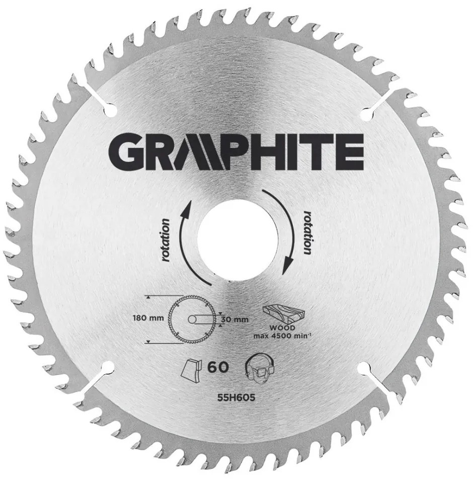 KŐRFŰRÉSZLAP 180*30MM 60FOG. GRAPHITE