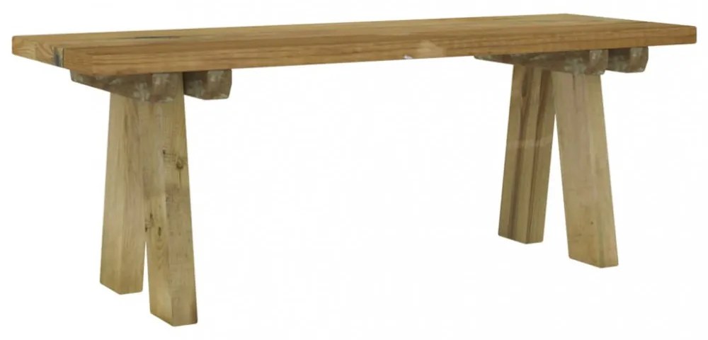 impregnált tömör fenyőfa kerti pad 110 cm