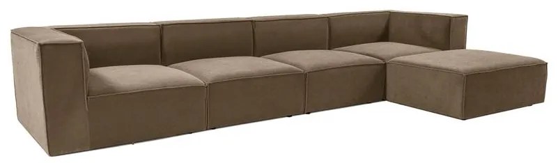 Sarokkanapé Sora (L1-O1-O1-1R-POUFFE ) - Barna