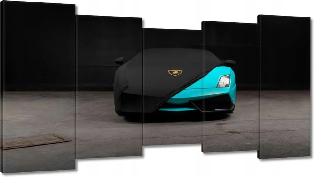 Vászonkép 150x80 Türkiz sportautó