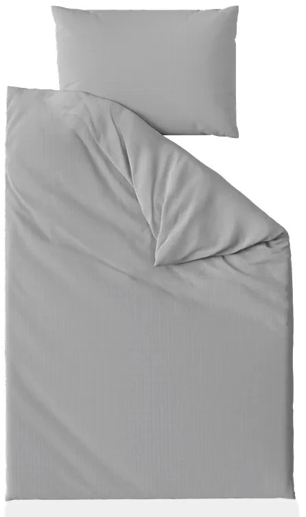 Pamut ágynemű krepp hatással LUXERA világosszürke hotel zseb II. osztály Ágyneműhuzat mérete: 70 x 90 cm | 140 x 200 cm