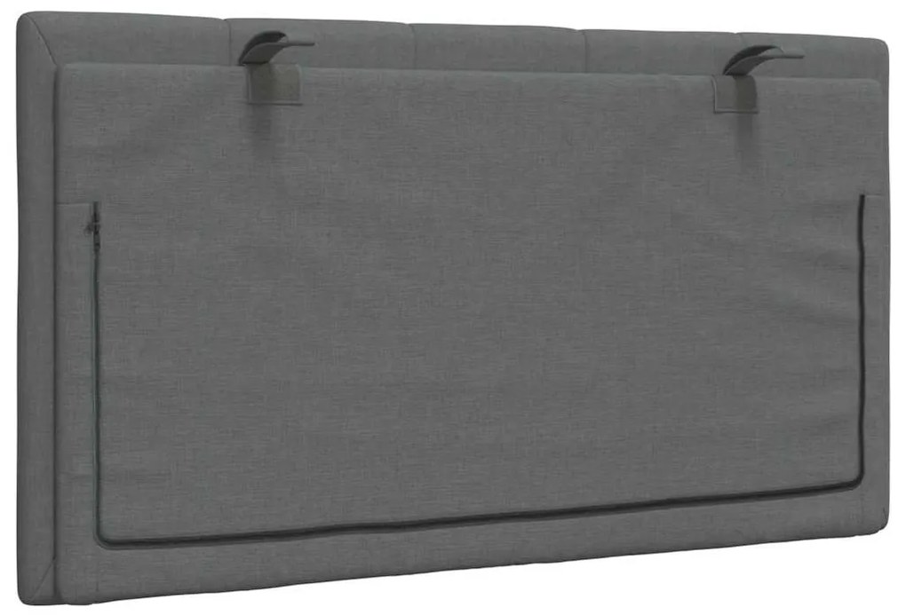 sötétszürke szövet fejtámla párna Hanko 80 cm