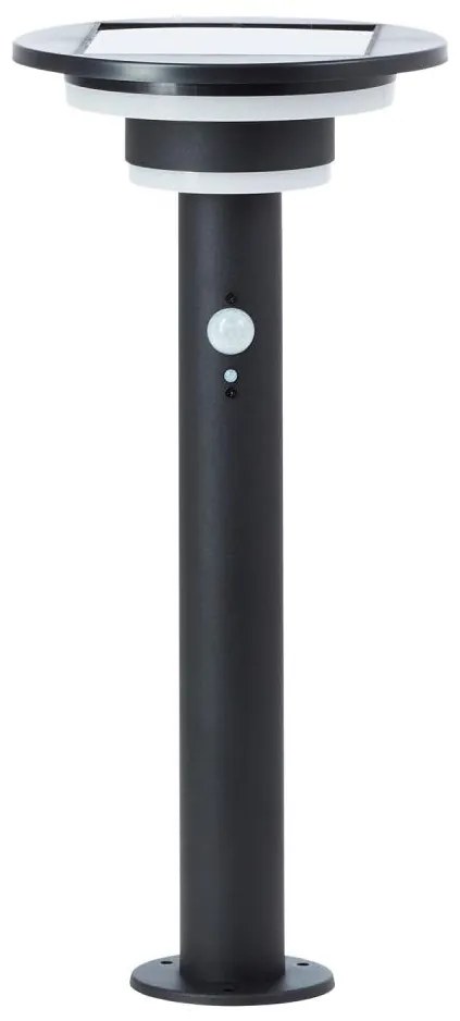 Brilliant - LED Napelemes lámpa érzékelővel GARVINA LED/3W/3,7V 45 cm IP44 fekete