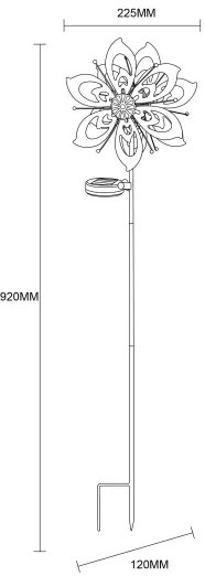 Globo 36571 - LED napelemes dekoráció LED/0,06W/3,2V IP44