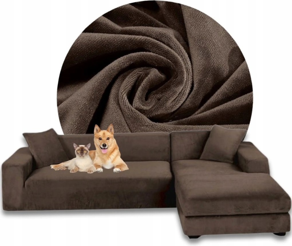 Sarok Huzat Kanapé Velúr Prémium Plüss Jobbos 2+2OS Oeko-tex