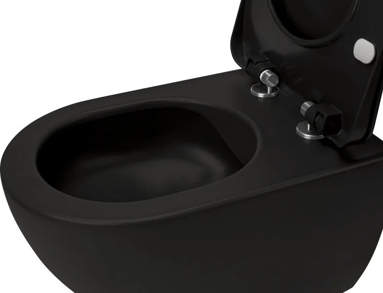 Peonia PN WC + tető, fekete