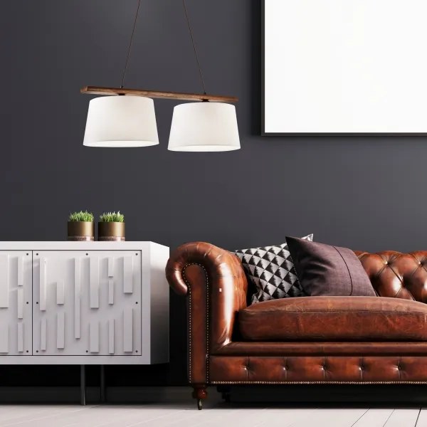 AIDA függeszték 2xE27/60W/230V, kábellel