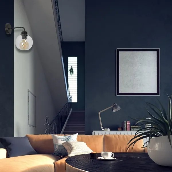 Fali lámpa SOFIA 1xE27/60W/230V átlátszó