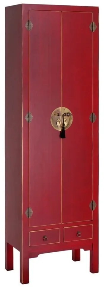 Piros ruhásszekrény 55x185 cm Oriente – Ixia