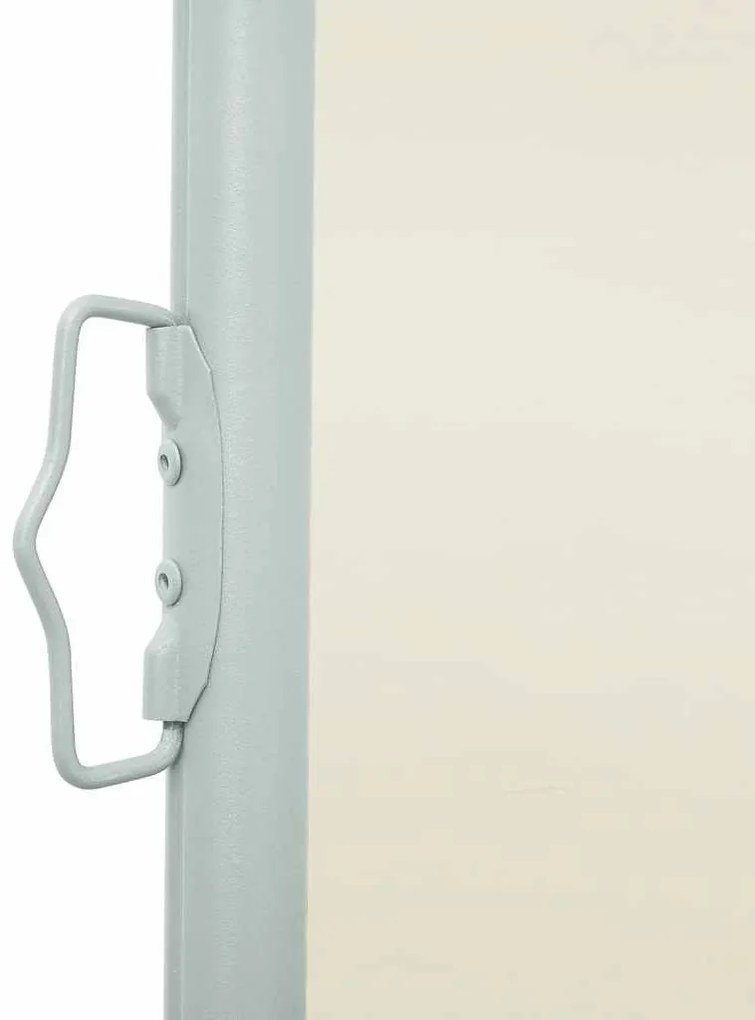 krémszínű kihúzható oldalsó teraszi napellenző 170 x 300 cm