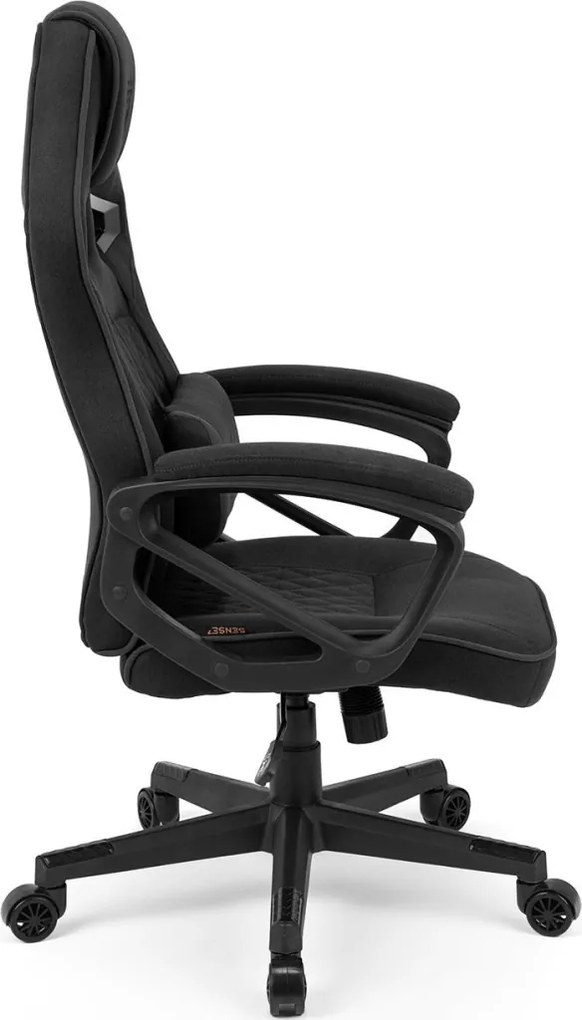 Gamer szék SENSE7 Knight fekete szövet
