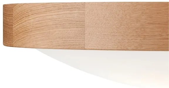 Ceiling Light OAK SLIM 3×E27/60W/230V Oak ø 47 cm
