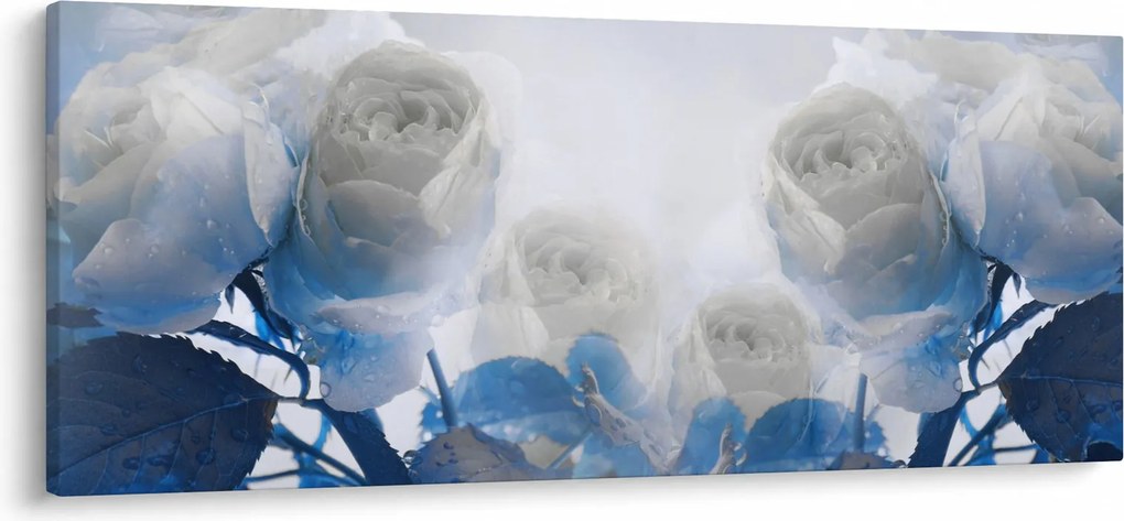 Kép - Fehér rózsa (120x50 cm)