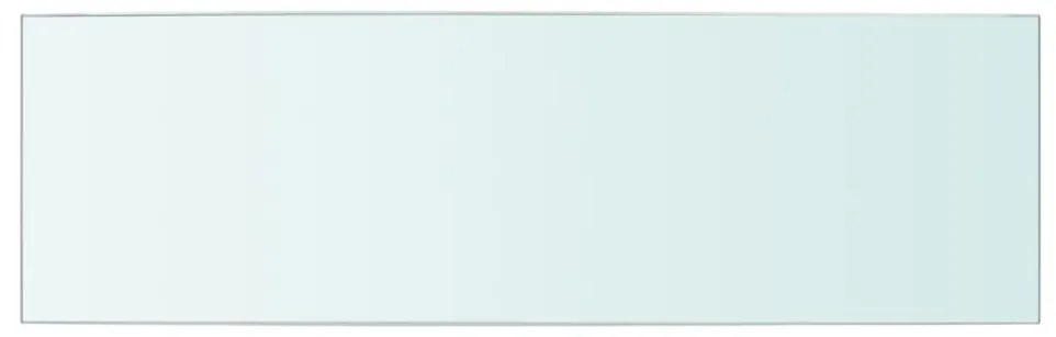 vidaXL 50x15 cm átlátszó panel üvegpolc