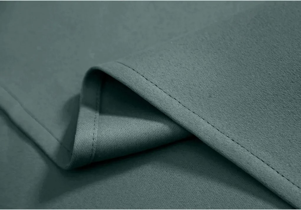 Türkizkék OXFORD függöny 140x250 cm Felfüggesztés: Hullámos sínszalag