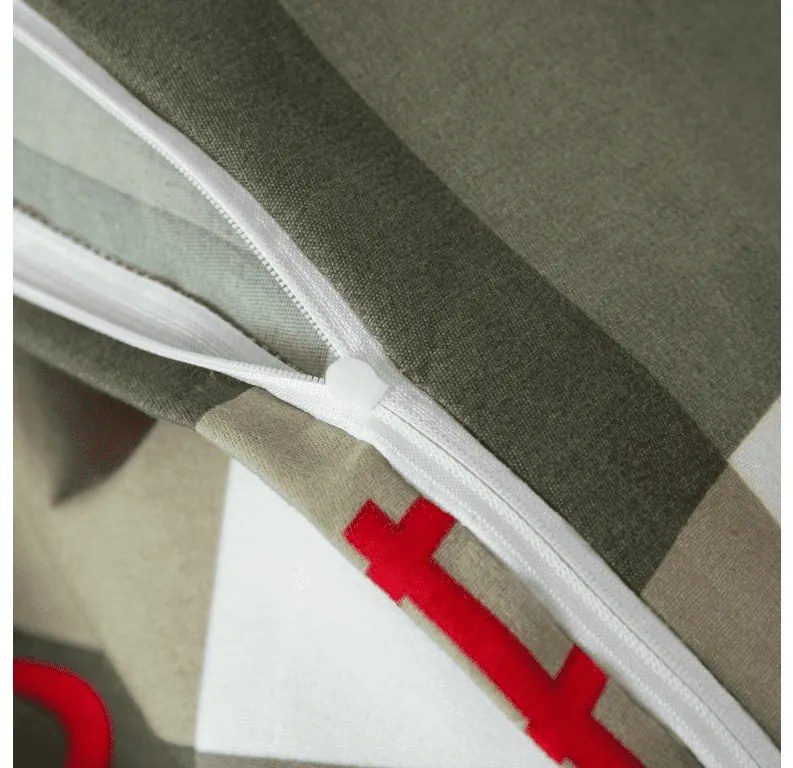 Mikroszálas ágyneműhuzat CHRISTMAS SOCKS zöld Ágyneműhuzat mérete: 70 x 90 cm | 140 x 220 cm