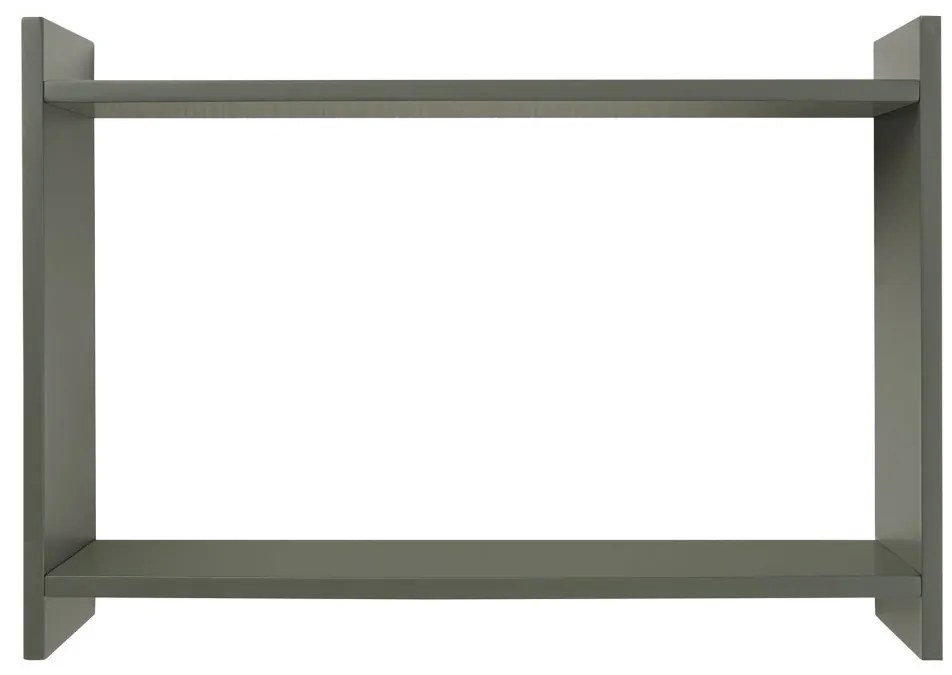 Bamberg fali polc zöld, 50x14,5x35 cm
