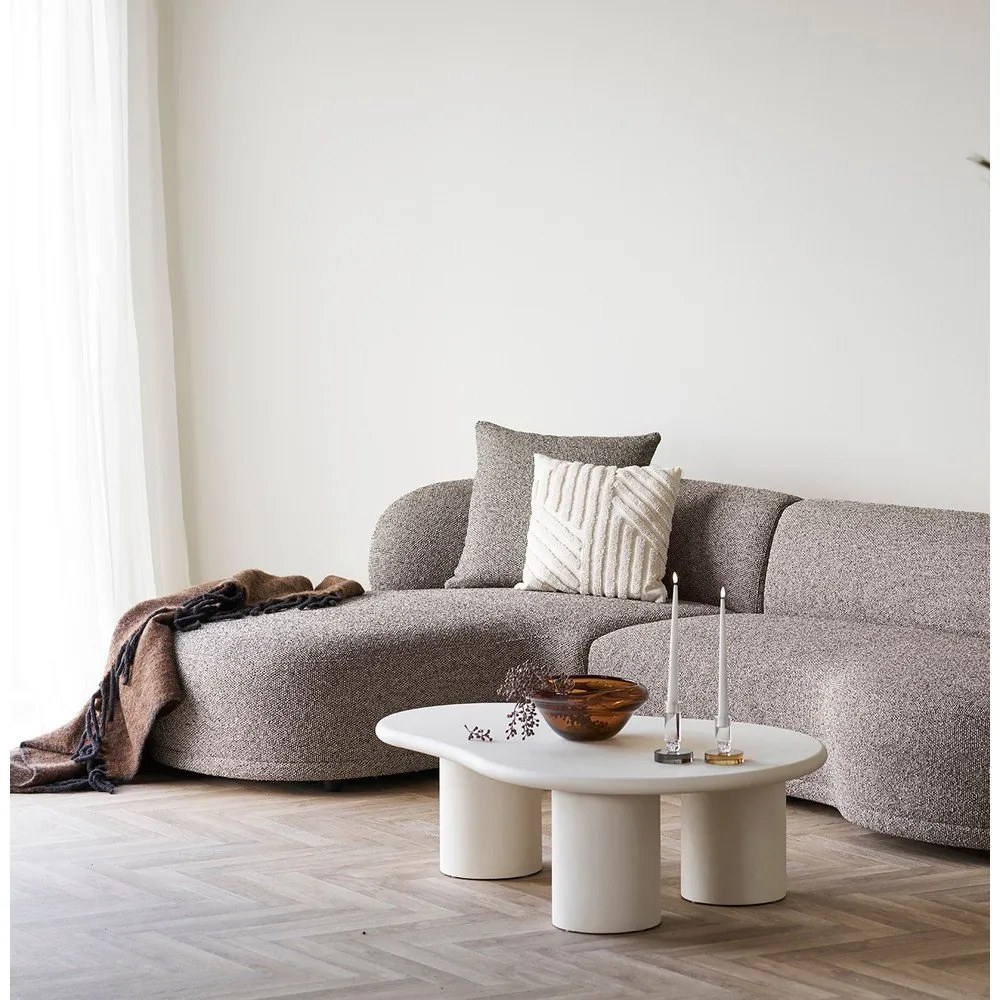 Világosszürke dohányzóasztal 80x120 cm Palmera – House Nordic