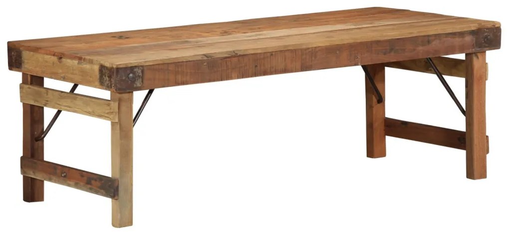 Dohányzóasztal Természetes fa Tömör fa 110 x 55 x 40 cm Egyszerű