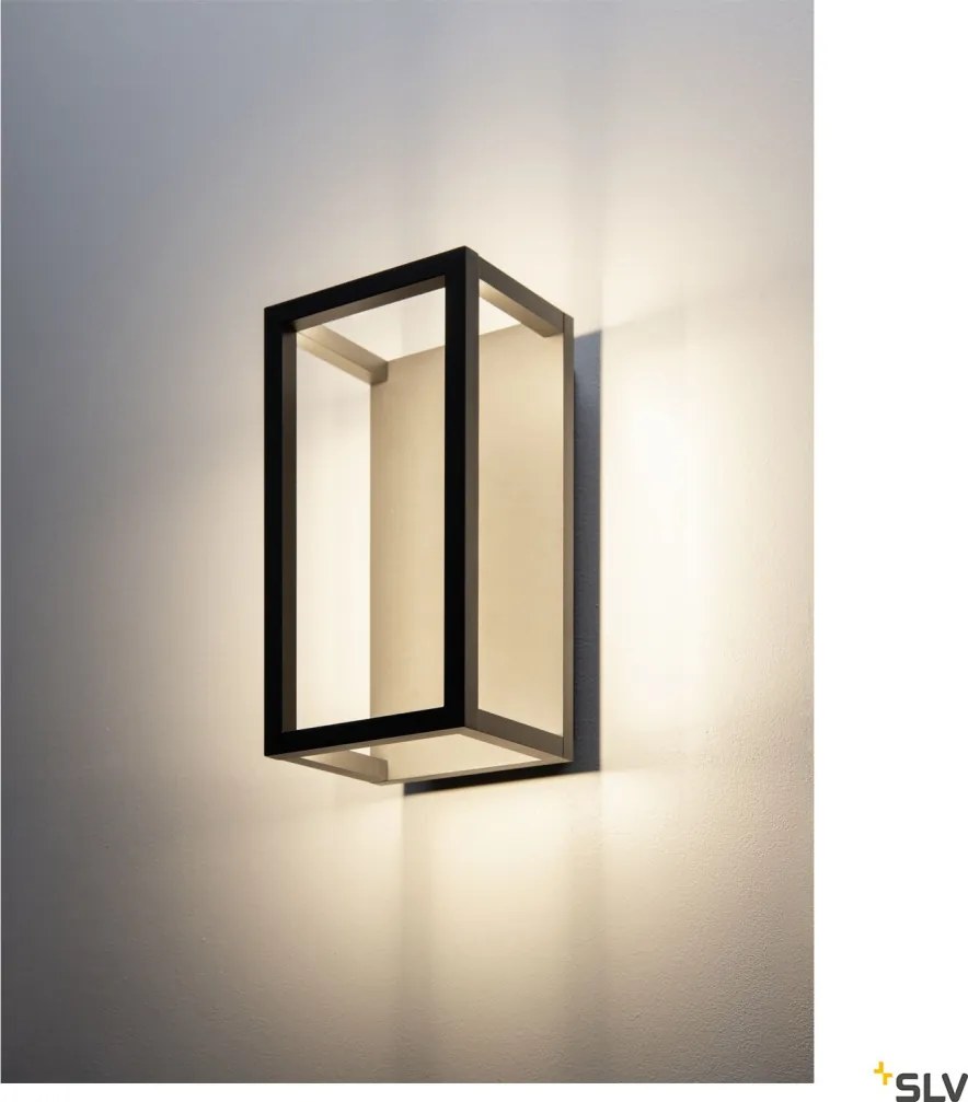 SLV 1005201 QUADRULO Modern Kültéri Fali Lámpa Antracit, Fehér LED IP55