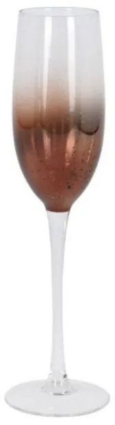 Cinderella ombre pezsgős pohár réz színben