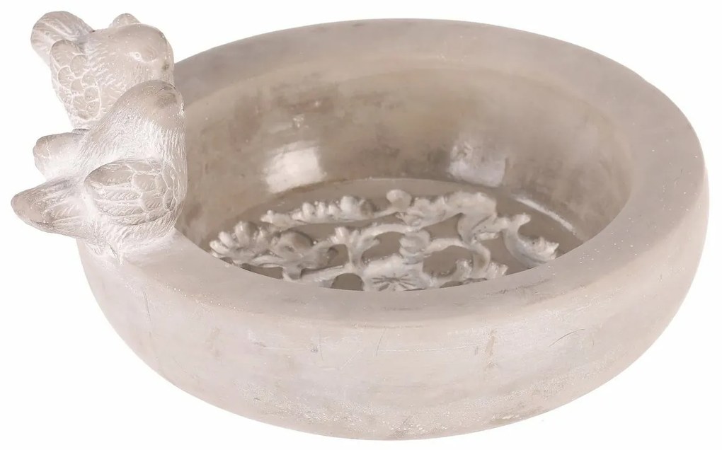 Beton madáretető Kör, szürke , 25 x 22 x 12 cm