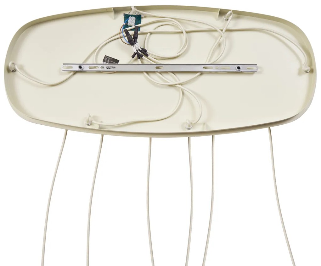 Skandináv függőlámpa krém színben, 6-os - Biles