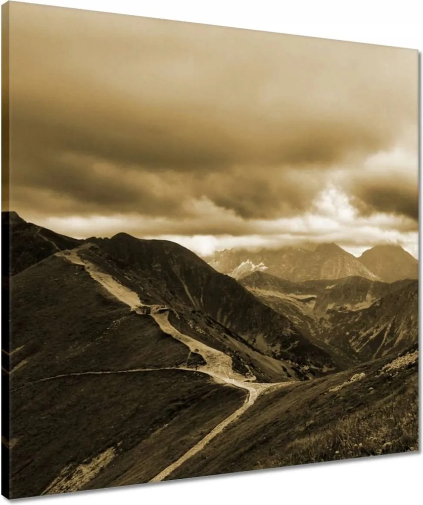 Vászonkép 50x50 Tátra Lengyel hegyek Kilátás