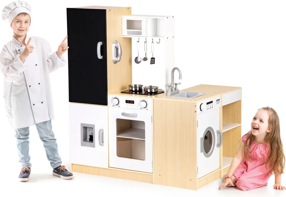 XXL fa gyerekkonyha led világítással