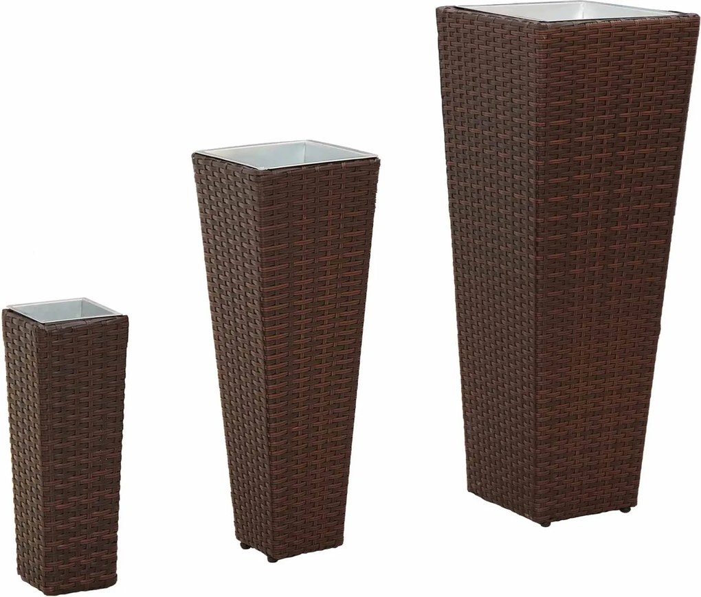 vidaXL Kültéri Készlet 3 pcs Fém
