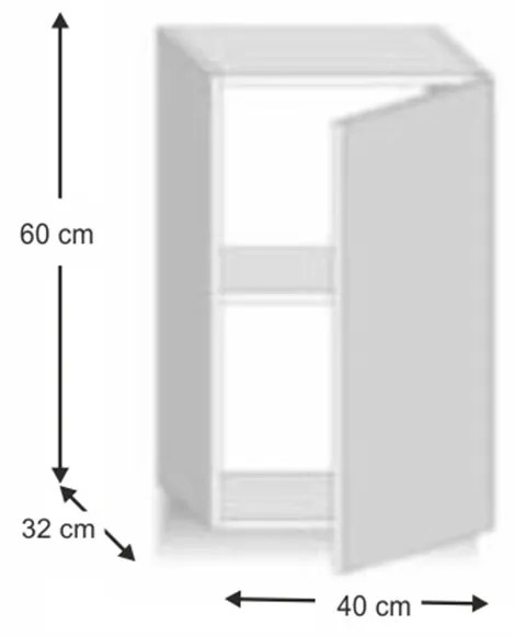 Felső konyhaszekrény G40 Lilouse. 1014718