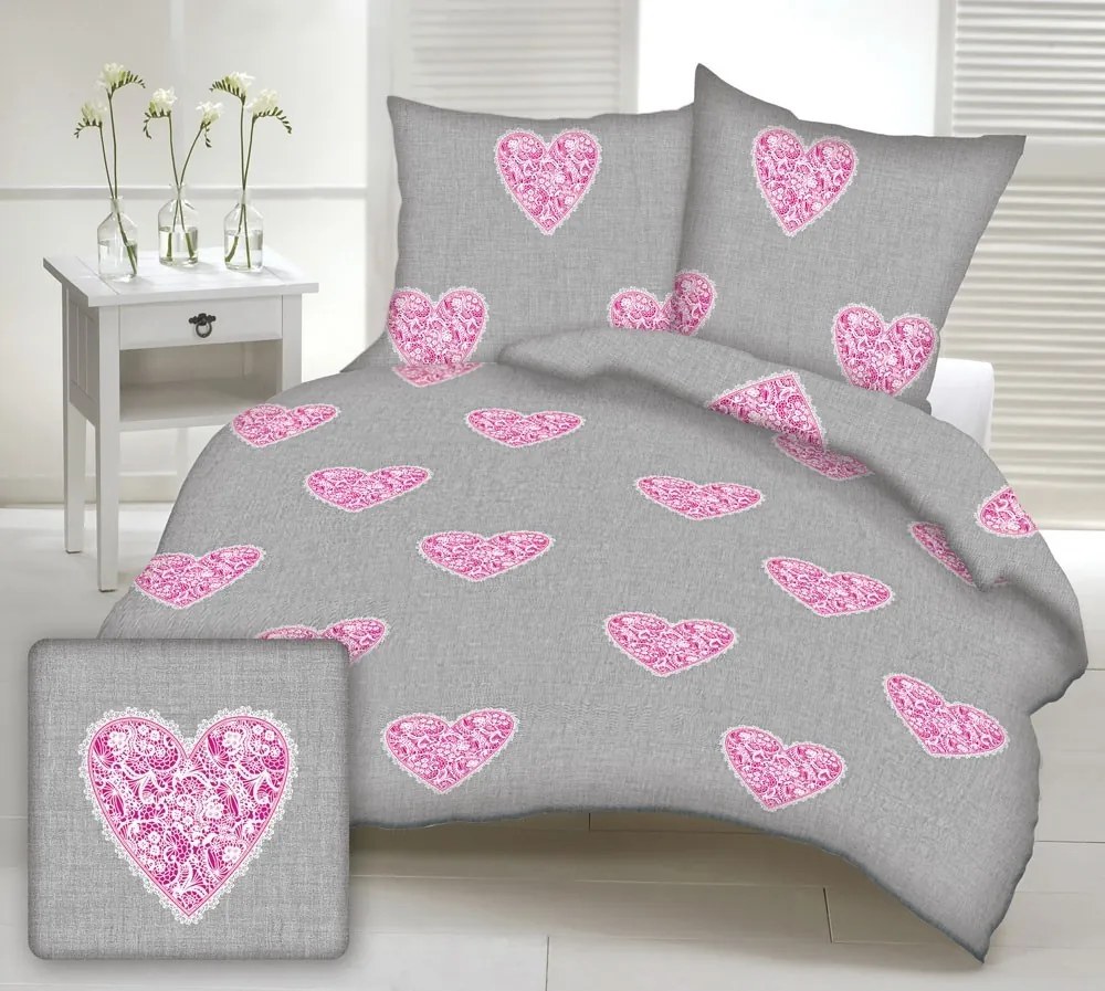 LILI pamut ágynemű DeLuxe Ágynemű mérete: 140x200 cm, A csomag tartalma: Készletcsomagolás