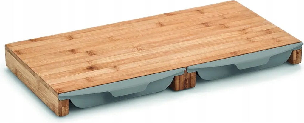 Zeller, Vágódeszka, 2 tálca, bambusz műanyag