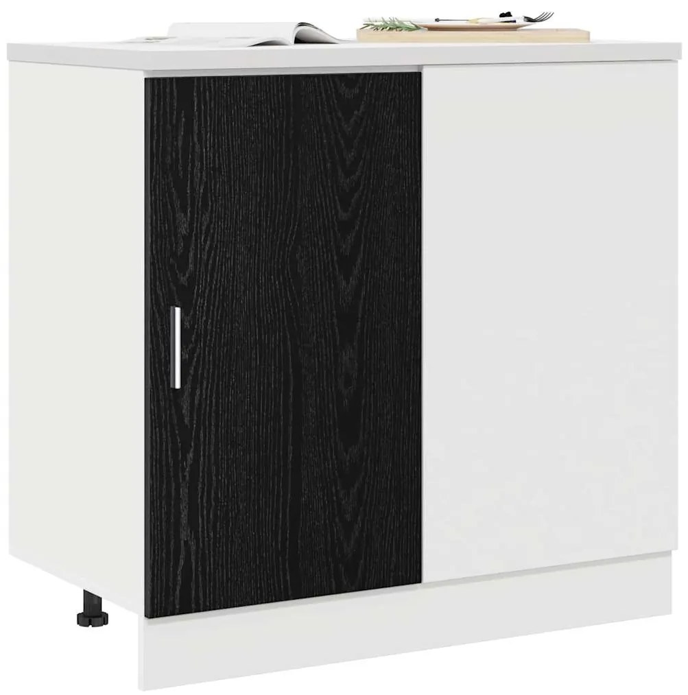 Konyha sarok alap szekrény Riga Musta tammi 86 x 46 x 81,5 cm