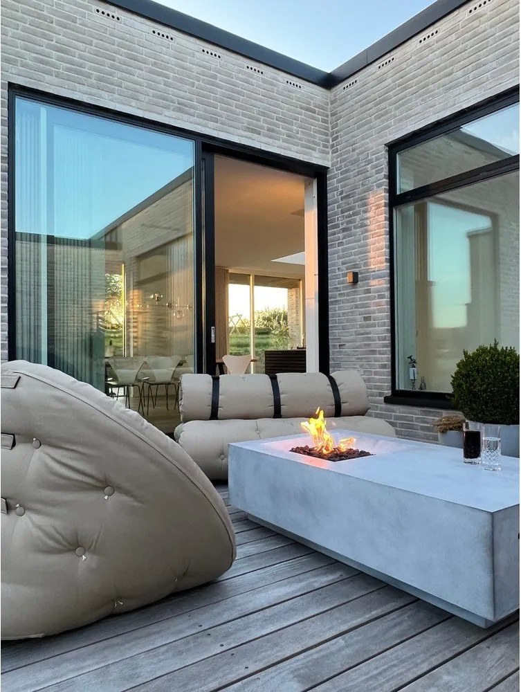 Design OUT™ Nido White kinyitható fehér kültéri fotel - Karup Design