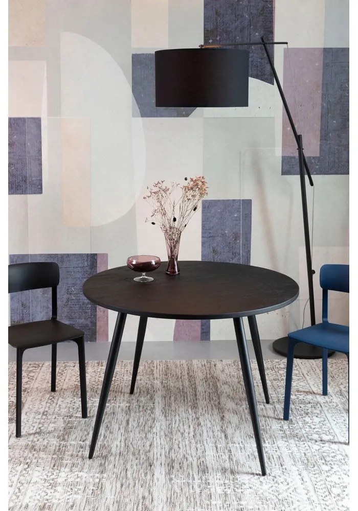 Teakfa kerek étkezőasztal ø 110 cm Mo – White Label