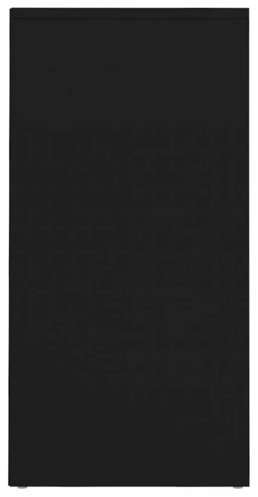 vidaX fekete forgácslap cipősszekrény 31,5 x 35 x 70 cm