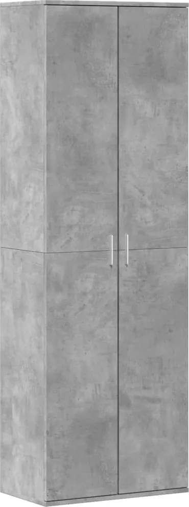 vidaXL betonszürke szerelt fa magasszekrény 60 x 35 x 180 cm