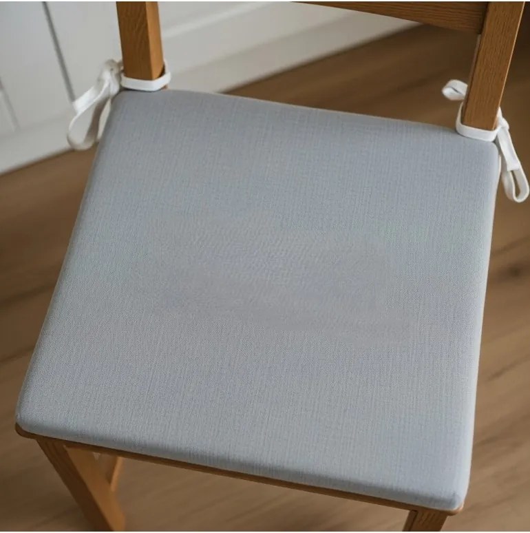 EMI világosszürke székpárna 40x40 cm