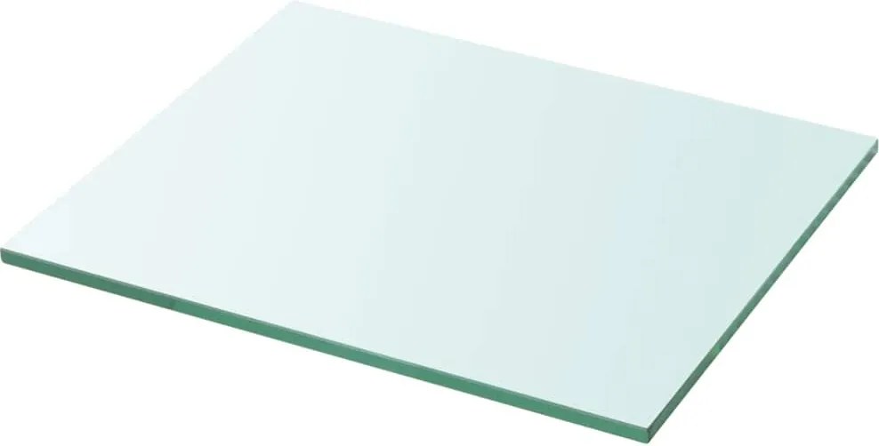 vidaXL 30x25 cm átlátszó panel üvegpolc