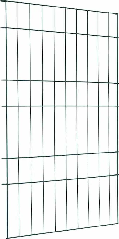 vidaXL Tó Kerítés Készlet 8 pcs Zöld 50 x 80 cm Acél