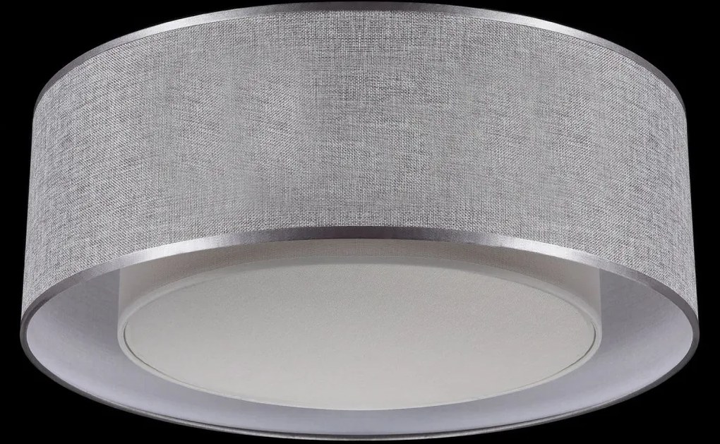 MAYTONI MOD613CL-04GR BERGAMO Ernyős Mennyezeti Lámpa Króm, Szürke E27 IP20